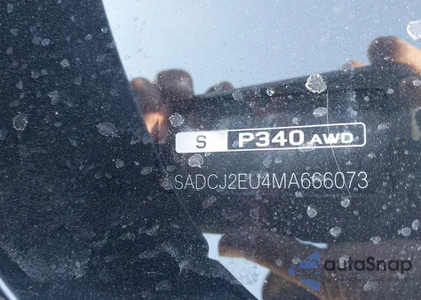 2021 Jaguar F-Pace S P340 Awd Automatic z USA, uszkodzony, nr VIN SADCJ2EU4MA666073